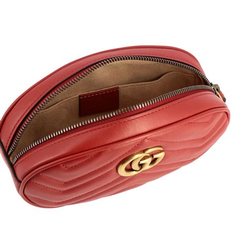 gucci marmont red belt bag|gucci marmont belt bag price.